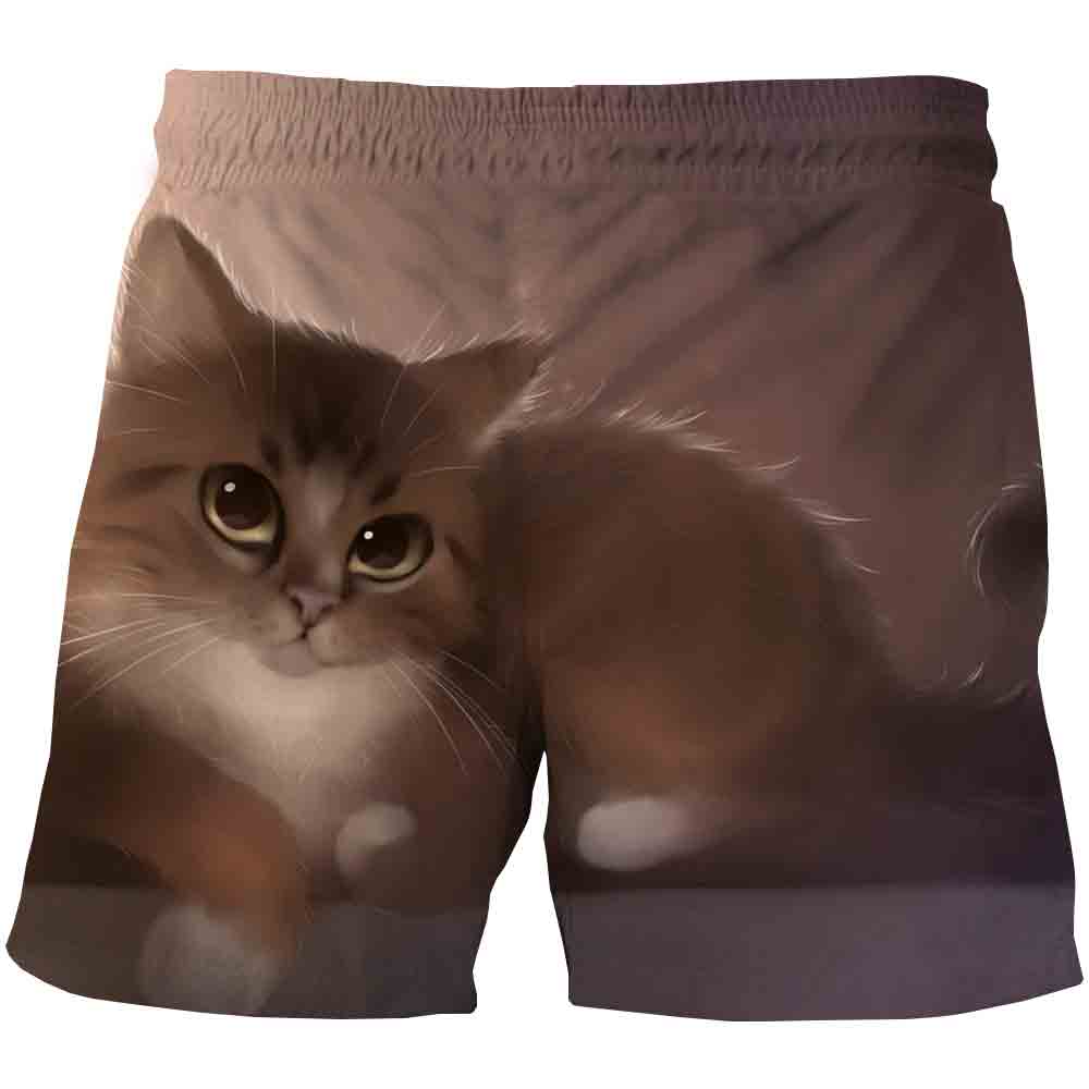 Newest Cat 3D Printed shorts Casual Short Pants Printed 3D shorts children casual