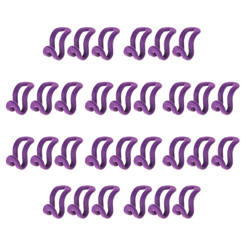 Cintres en cascade pour le rangement des vêtements, utilisations pratiques, crochet de flocage pour garde-robe: Purple