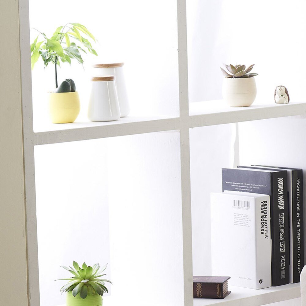 1PC Mini Flower Pots Colourful Round Plastic Plant Flower Pot planters for succulents Decor Plants Desktop Flower Pots D13