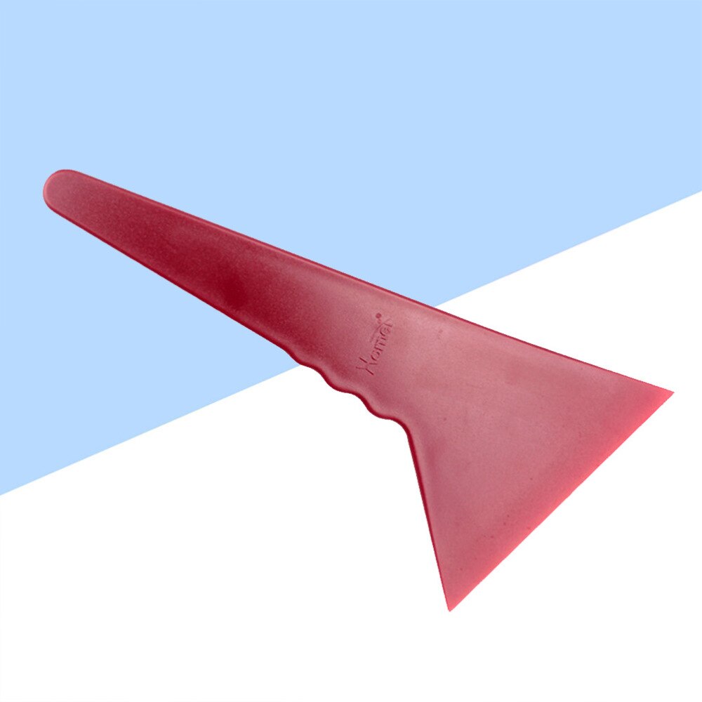 Car Film Applying Tool Window Cleaning Scraper Adhesive Remover Film Change Color Tool (Dark Red)