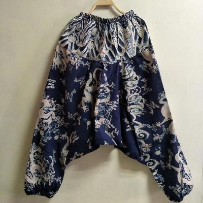 Vintage Mannen Casual Vrouwen Thaise Harembroek Baggy Boho Losse Aladdin Boho Festival Hippy Kiel Hoge Taille Jumpsuit Broek: style 10