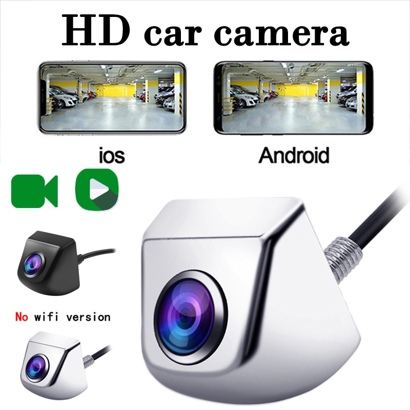 Auto Camera Wifi Hd Rear View Backup Reverse Camera Voor/Achter Camera Professionele Auto Achteruitrijcamera Android En ios Ondersteuning