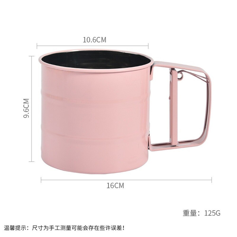 Factory hand-held flour sieve baking tools semi-automatic hand-held flour sieve hand-pressed flour sieve.