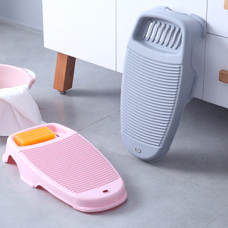 Home Plastic anti-skid wash board thickening washing clothes washboard home large board washing plate 44*22.5*7cm