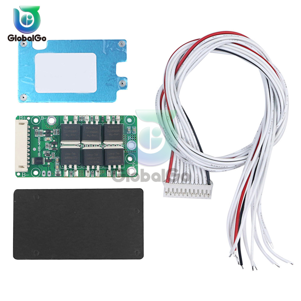 BMS 10S 36V 20A 18650 Batterijlaadbordbalans egaliseren PCM-kortsluitbeveiliging