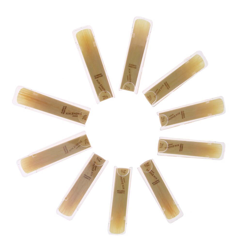 Pack/10pcs G Alto Saxophone Reeds Sax Replacement Parts 7cm