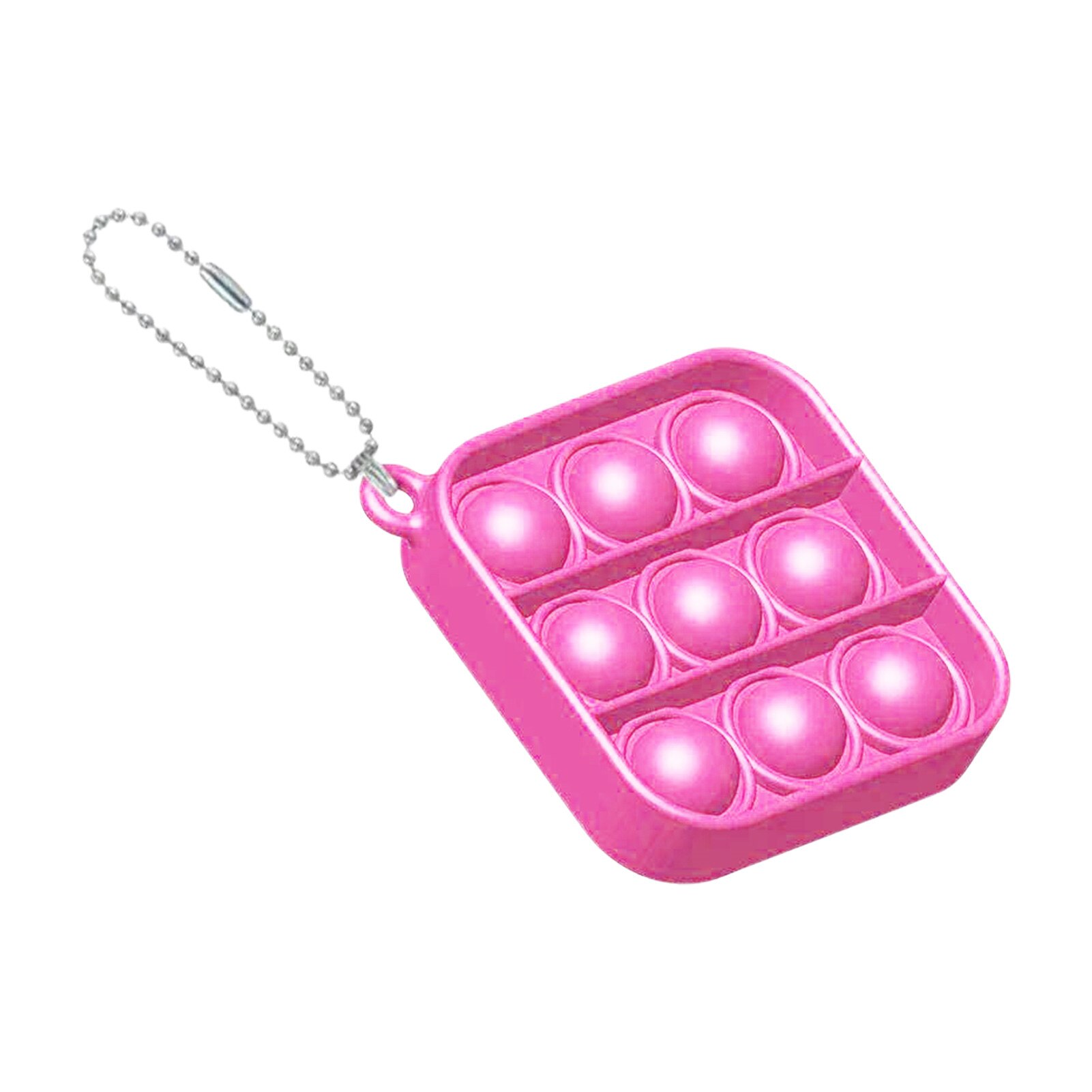 Zappeln Einfache Dimple Spielzeug Sicher Silikon Sicher Stress Relief Spielzeug Zappeln Einfache Dimple Spielzeug Sicher Silikon Sicher Stress Relief Spielzeug: Pink