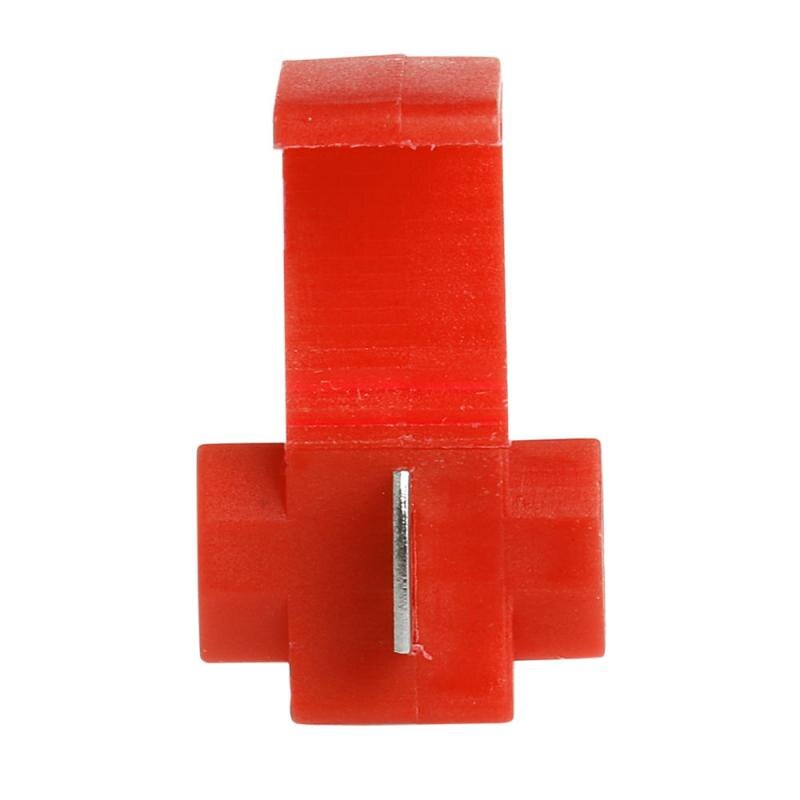 50pcs/Lot Red Scotch Lock Wire Connectors Quick Splice Terminals Crimp Electrical Cable Connectors With Insulating Safety Cover