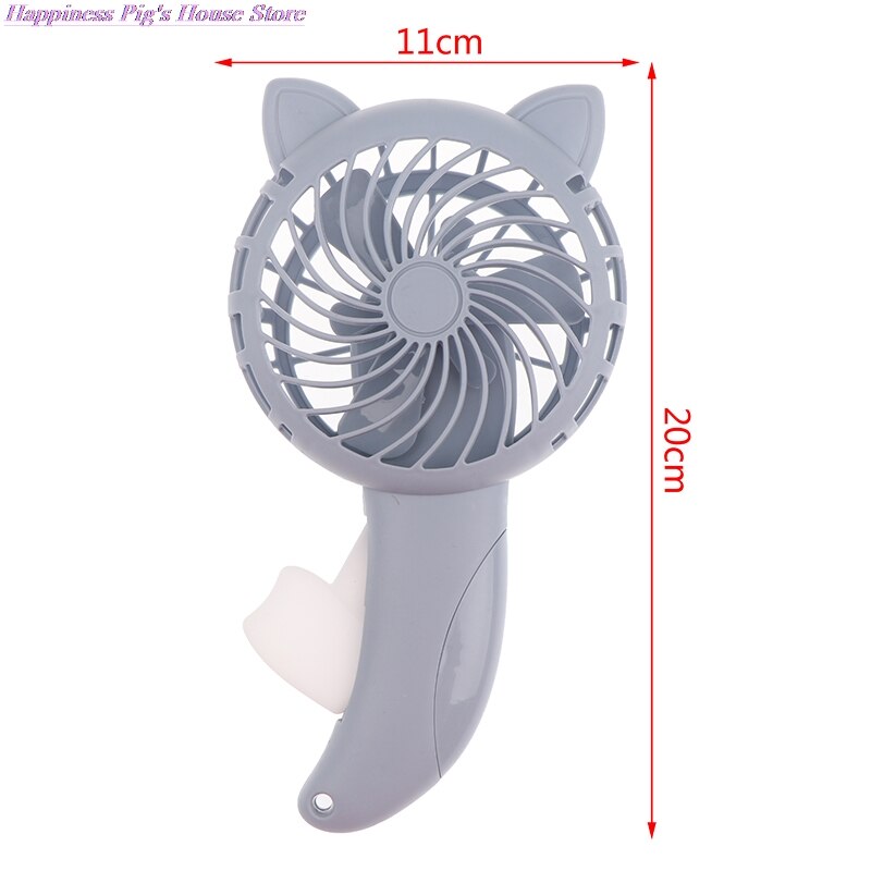 Handheld Fan Huishouden Geen Batterij Mini Ventilator Elektrische Ventilator Usb Pocket Fans Gekleurde Fans Cooling Willekeurige Kleur