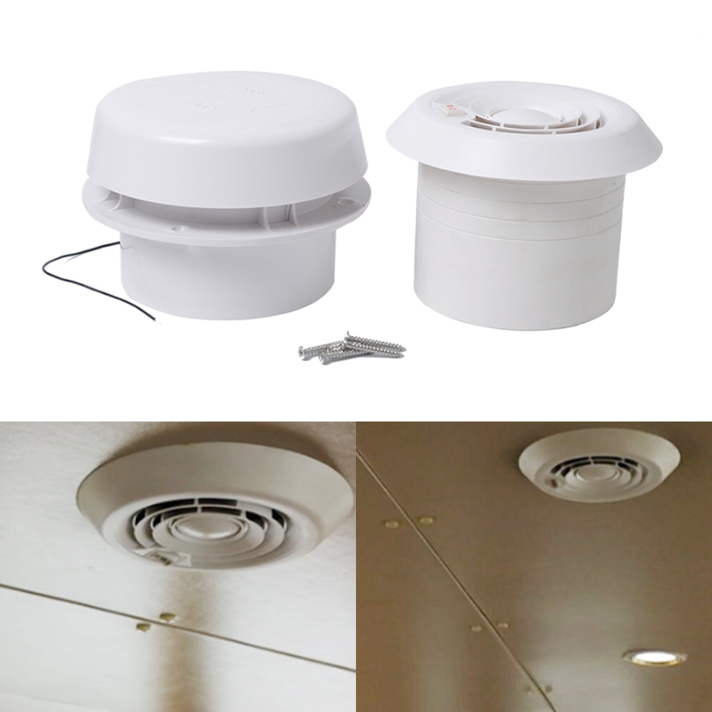 12 v acessórios do carro reboque telhado cogumelo cabeça mudo ventilador usado para campistas e reboques de viagem telhado ventilação ventilador à prova dwaterproof água