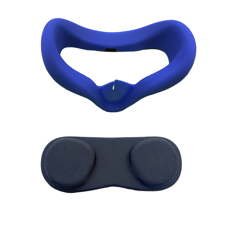 Couverture de masque pour les yeux en Silicone couverture de lentille de protection pour Oculus Quest VR lunettes unisexe Anti-sueur Anti-fuite tampon de blocage de la lumière