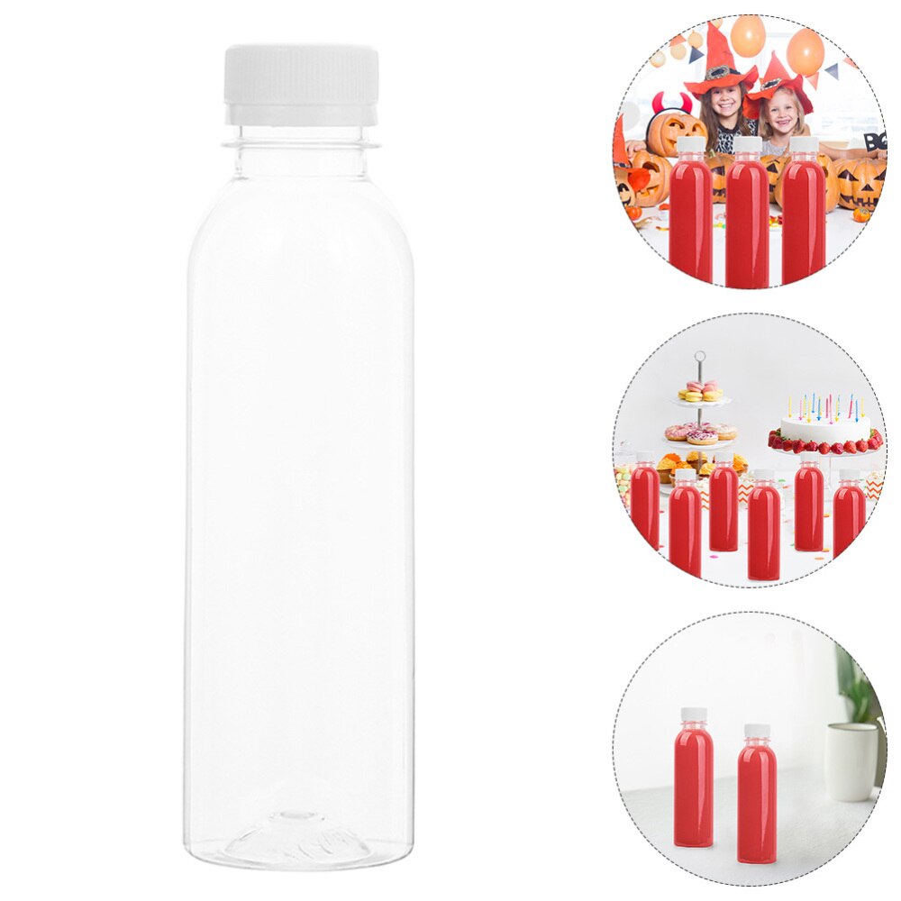 30Pcs Transparante Plastic Lege Dispenser Flessen Drank Flessen (Transparant)