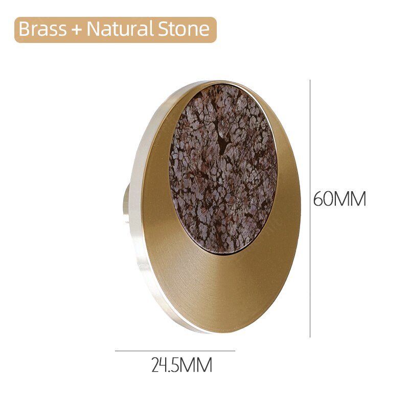 Brass Door Handles Stylish Modern Kitchen Cabinet Handle Simple Hooking Door Handle for Wardrobe Dresser: Natural F