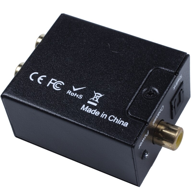 Digital To Analog o Converter Digital Optical Coaxial RCA Toslink Signal to Analog o Converter Home Theater For DVD TV