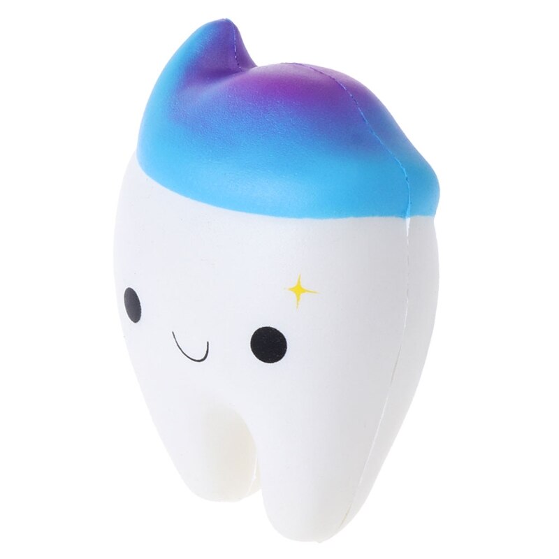 Squishy Rainbow Tooth Slow Rising Stress Squeeze Toys Decoration