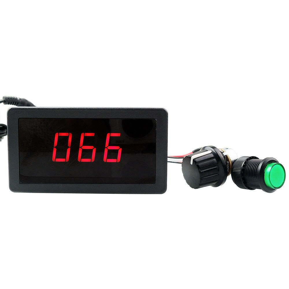 Contrôleur De Vitesse PWM Pour Moteur DC 6-30V - 12V/24V, 8A Max, Avec Afficheur Digital
