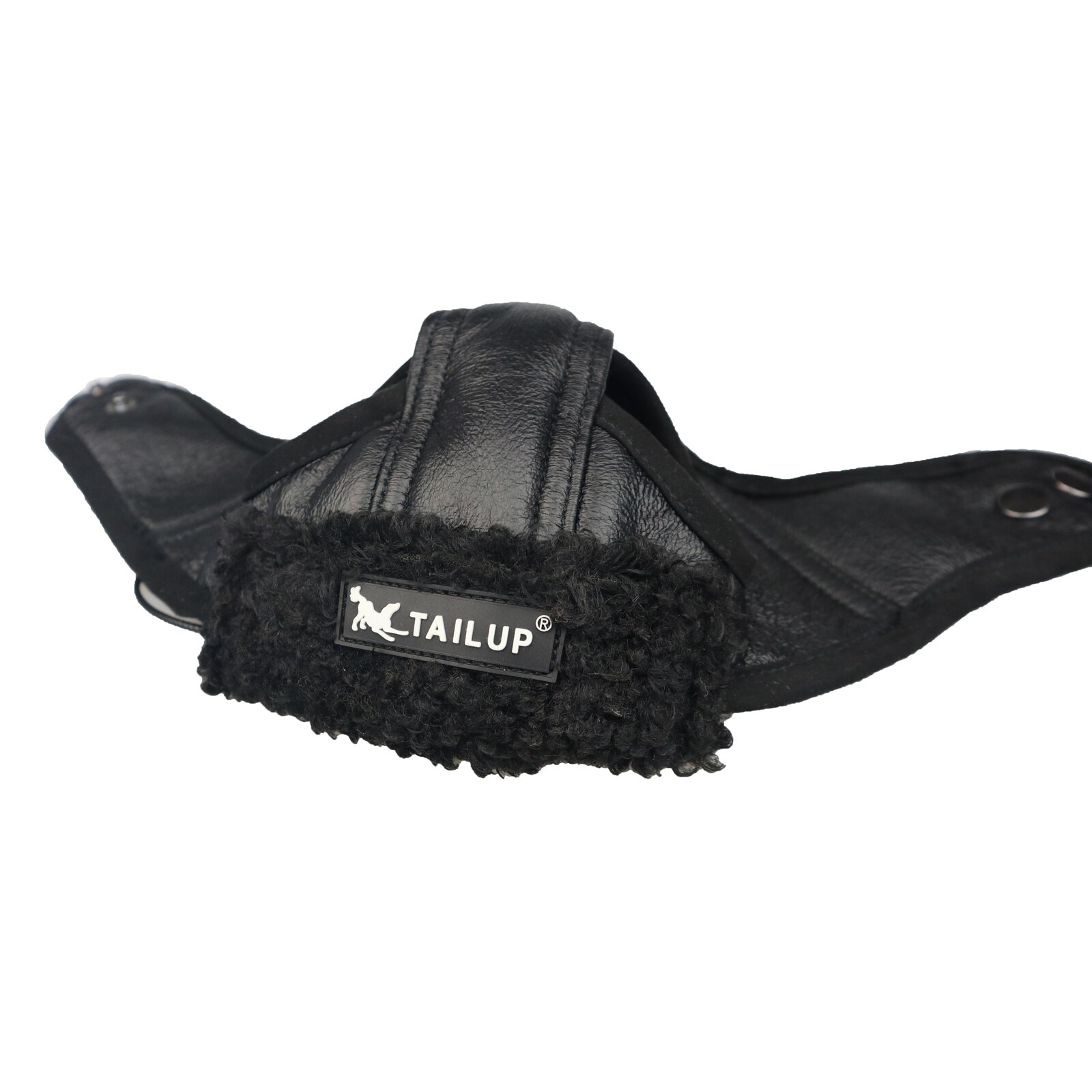 Adjustable Fleece Dog Cap Pilot Aviator Hat with Spring Fixing Buckle Leather Pet Dog Lined Winter Warm Costume Funny Cosplay