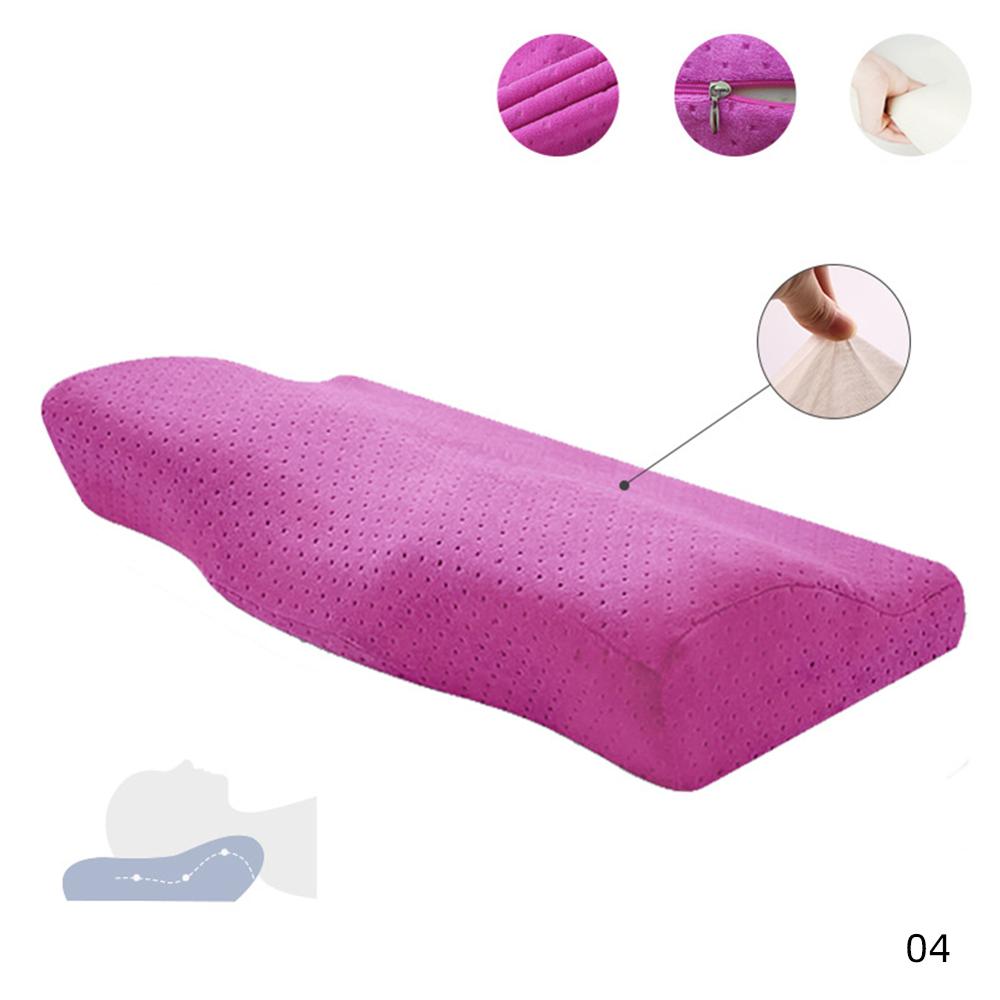 Comfortabele Cervicale Orthopedische Kussens Latex Nek Zorg Traagschuim Slapen Slaapkamer Kussen Hals Ondersteuning Travesseiro: Purple