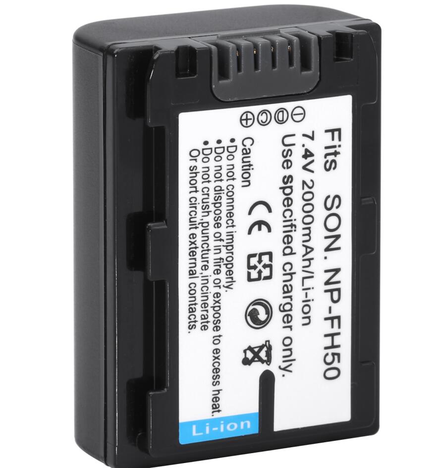 NP-FH50 Batteria + Caricabatterie Per Sony NP-FH40 DSC-HX1 HX100V DSLR A230 A330 DCR-SR42 DCR-SR60 DCR-SR62 DCR-SR80 DCR-SR82: 1 battery