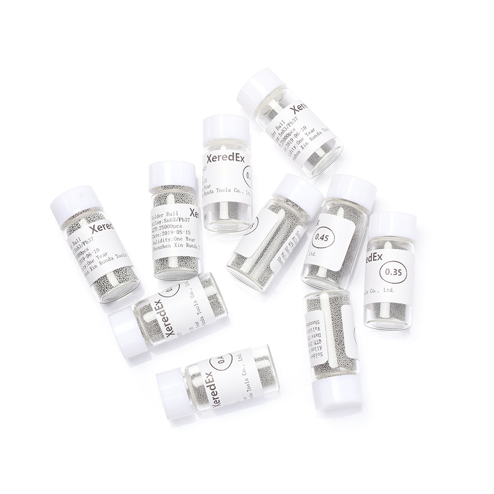 1Bottle BGA Reballing Balls(0.2 0.25 0.3 0.35 0.4 0.45 0.5 0.55 0.6 0.65 0.76 )BGA Solder Ball leaded For BGA Rework Repair Tool