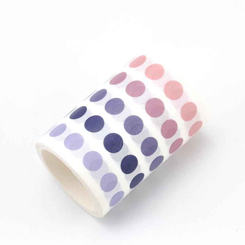 Gradient Geometry Washi Tape Adhesive Tape Diy Scrapbooking Sticker Label Masking Tape Student Stationery , 60mm x 3m: J