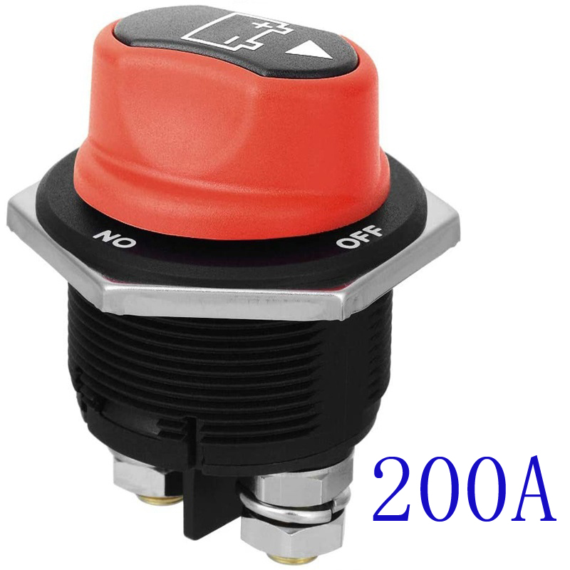 Batterie massen schalter 12V Auto Rallye Batteriesc Halfter Trenn schalter Trenn schalter Bausatz für LKW Auto Motorrad Stiefel: Blau