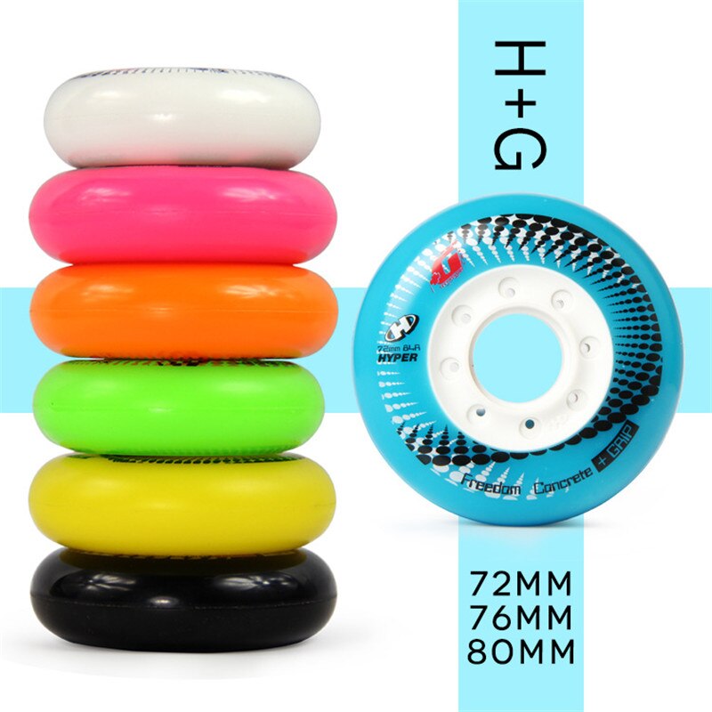 [72mm 76mm 80mm] 100% Original 84A SEBA Hyper + G Griff Beton Inline Rollschuhe Rad rollschuh FSK Slalom Bremsen Rad