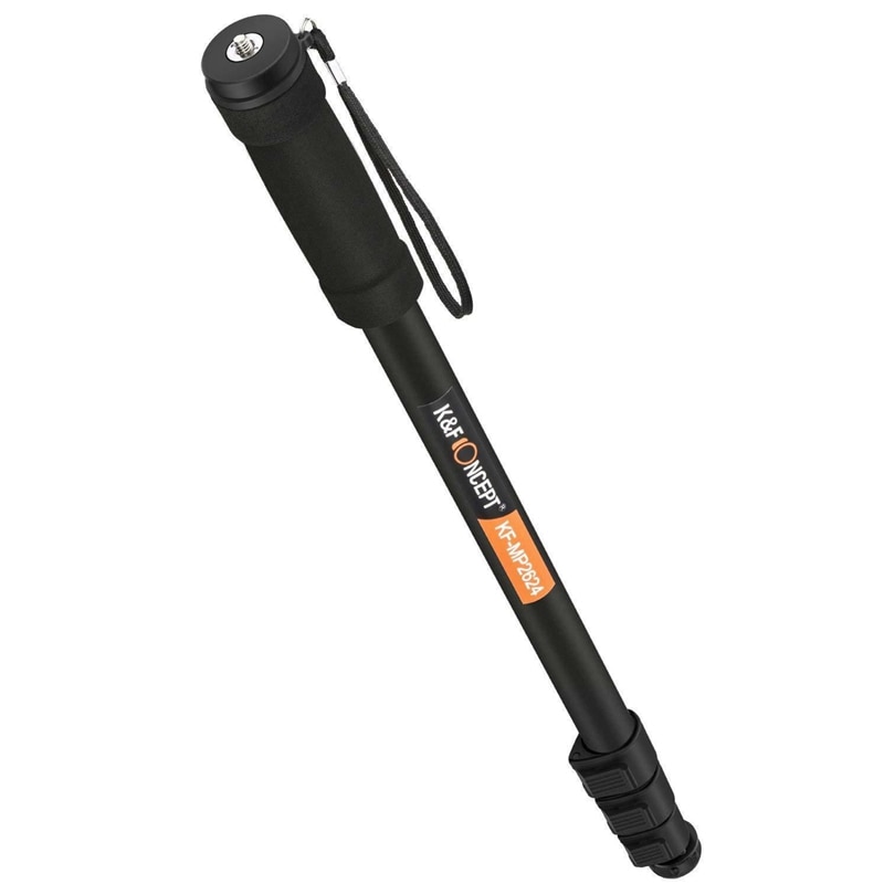 K&F Concept Compact Camera Monopod Aluminum Lightweight 67 inch For Canon Nikon Sony: Default Title