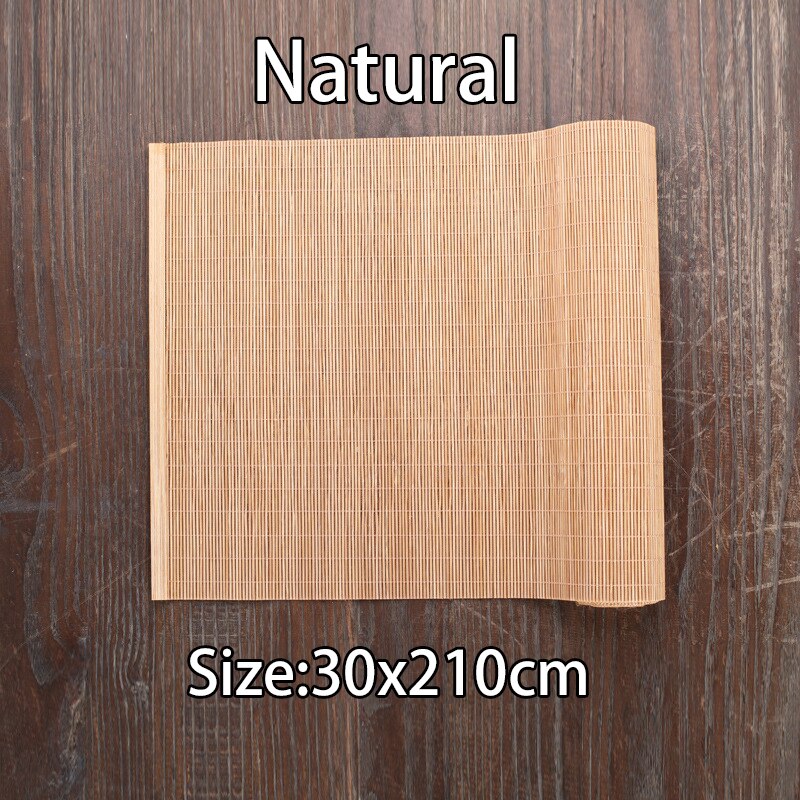 Natural Bamboo Table Mat Tea Dining Insulated Table Runner Japanese Style Woven Placemat Home Cafe Restaurant Decor Coaster: 09