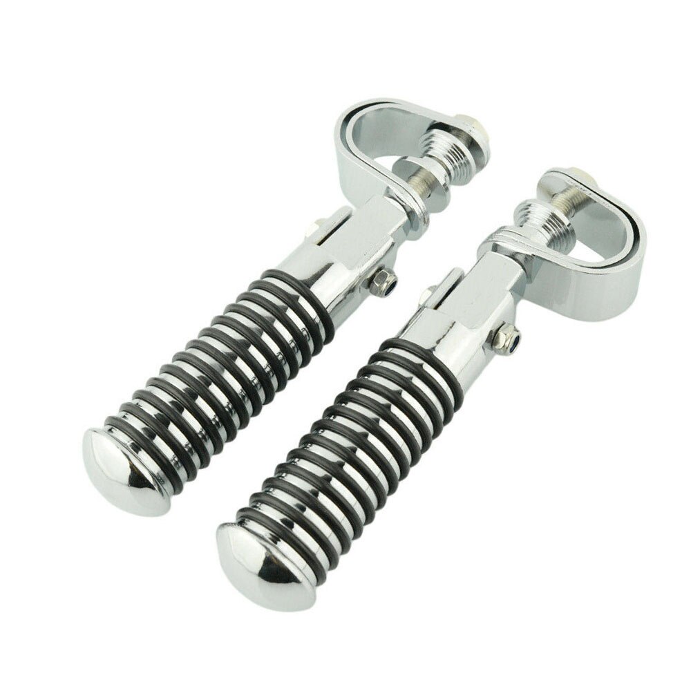 Broco Pair Motorcycle Footrests Pedals For Honda CB100 CB125S CG125