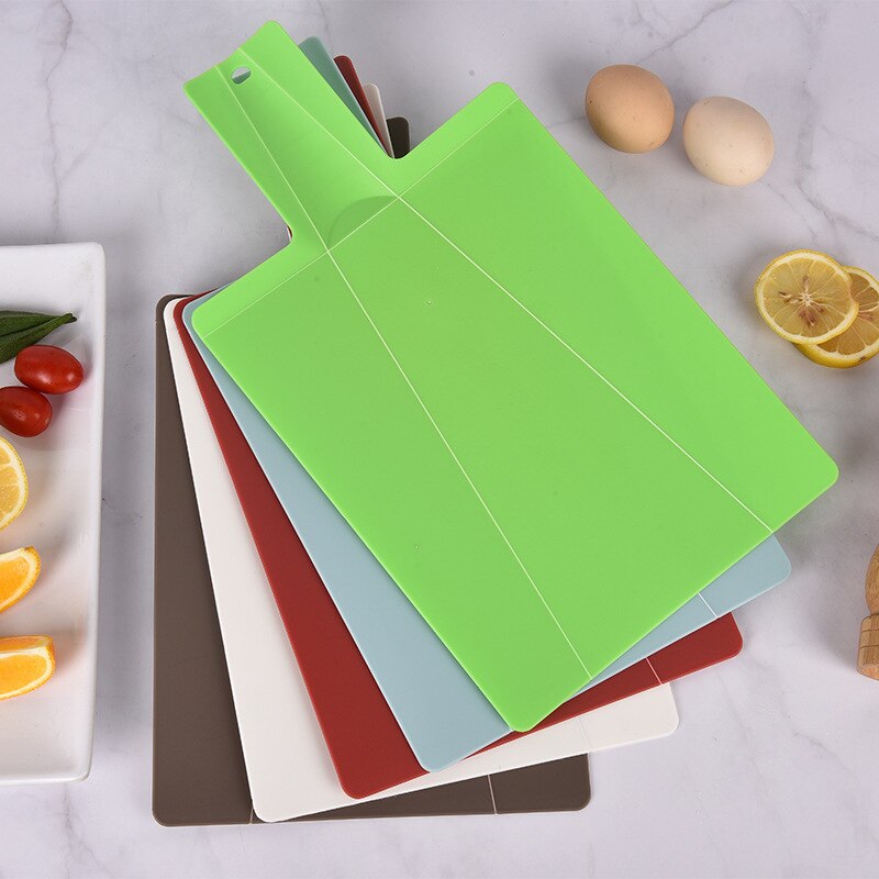 Folding Chopping Blocks Cutting Board Food Grader Plastic Chopping Board Plastic Vegetable Meat Cutting Board Kitchen Accessorie