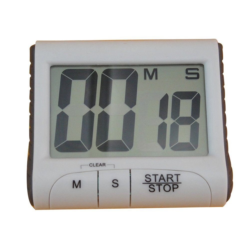 Grote Digitale Drie-Knop Elektronische Timer Keuken Herinnering Timer Timer Multifunctionele Timer Groot Scherm: Default Title