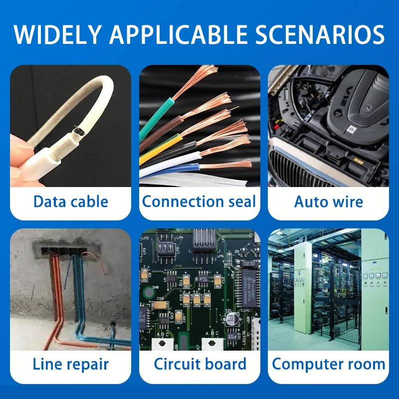 15/60ml Liquid Insulating Electrical Tape Waterproof High-Temperature Resistant Insulating Tape Electrical Wire Cable Coat Glue