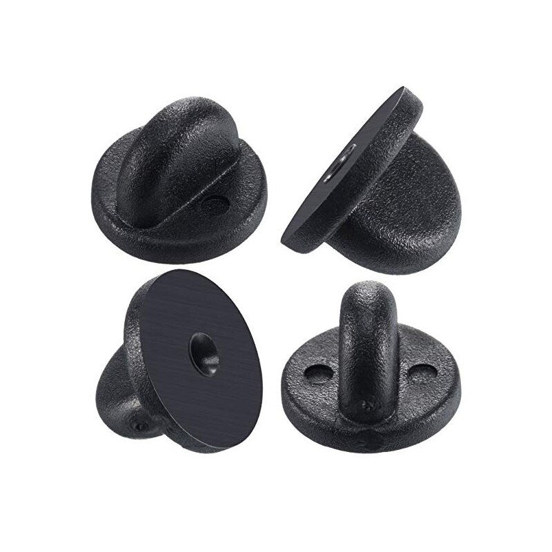 PVC Rubber Pin Backs PVC Rubber Pin Keepers Zwarte Pin Terug Vervanging voor Craft Maken pin Broche base Sieraden Accessoires