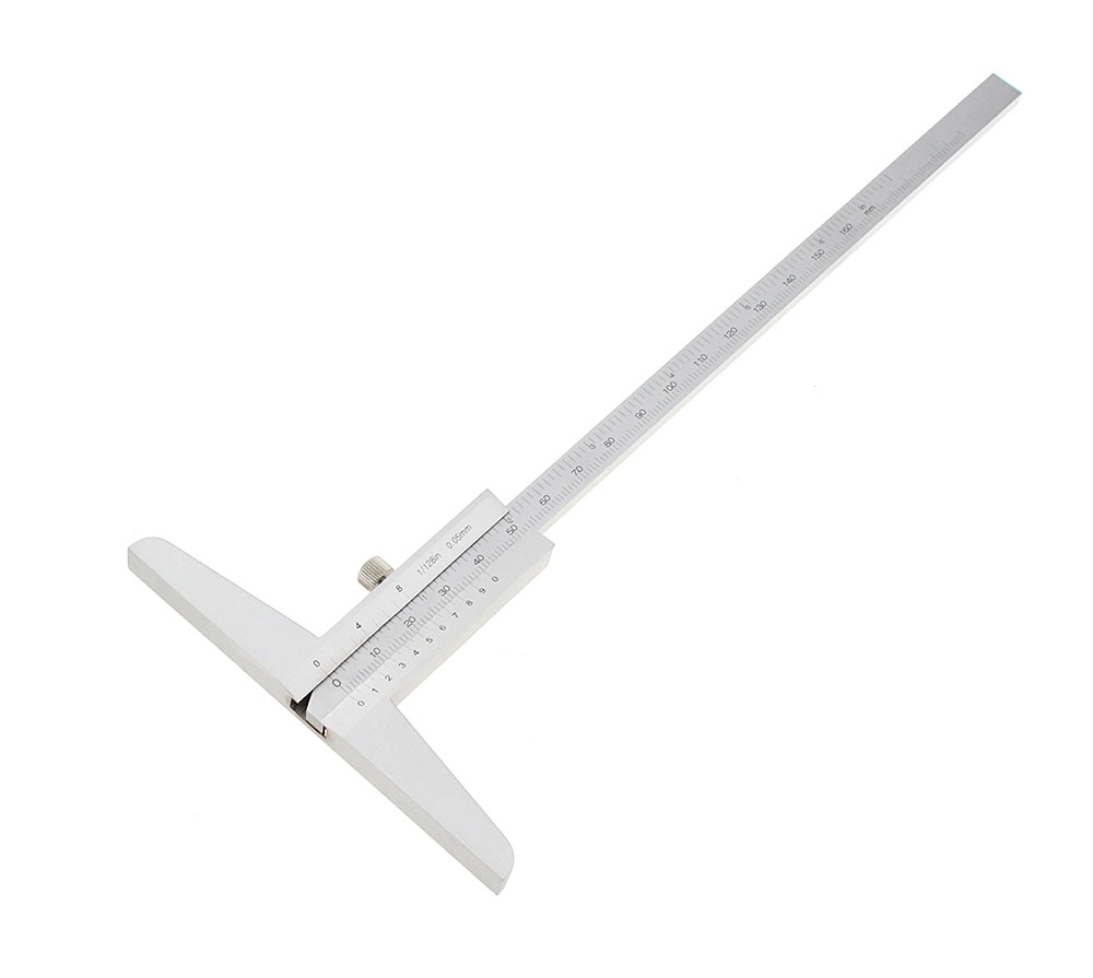 Ninth World 160mm 6" Depth Vernier Caliper 0-160mm Depth Gauge Depth Measuring Tool