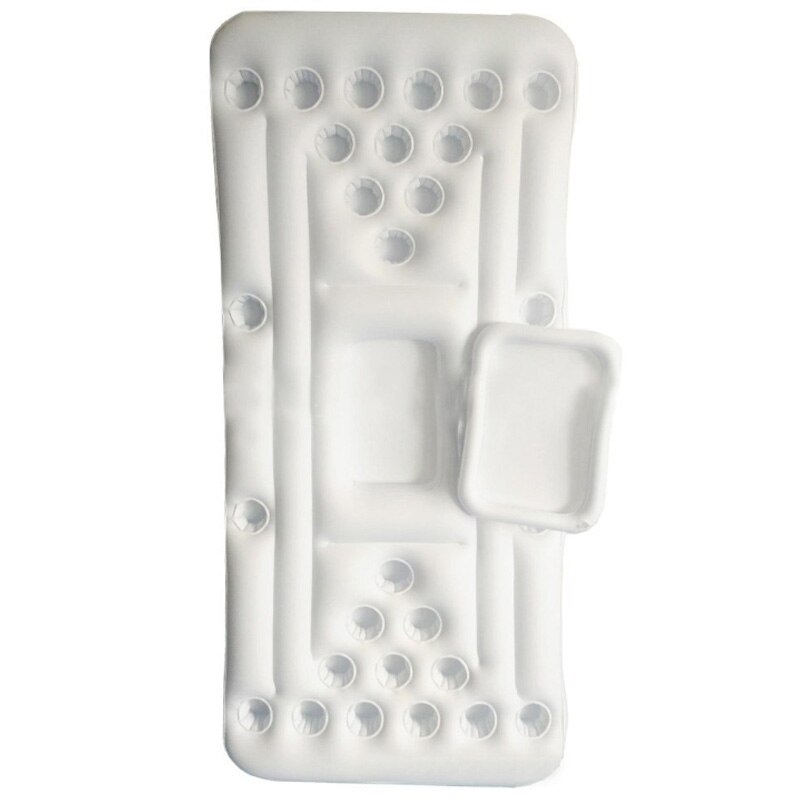 Bier Pong Zwembad Mat 28 Cup Gat Drijvende Rij Opblaasbare Zwembad Matras Water Tafeltennis Entertainment Drijvende Pad Volwassenen Party: Default Title