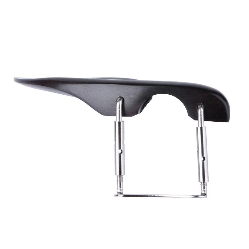 1pc Ebony Wood Fiddle Chin Rest Chinrest for 3/4 4/4 Violin Black