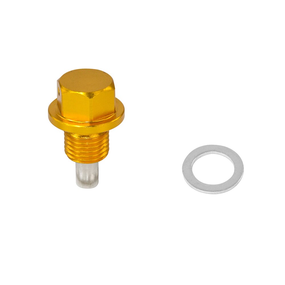 -M12x1.5 M12x1.25 M14x1.5 Magnetische Oil Drain Plug & Oil Drain Sump Moer JR-ODP12125/1215/1415: Gold / M14x1.5