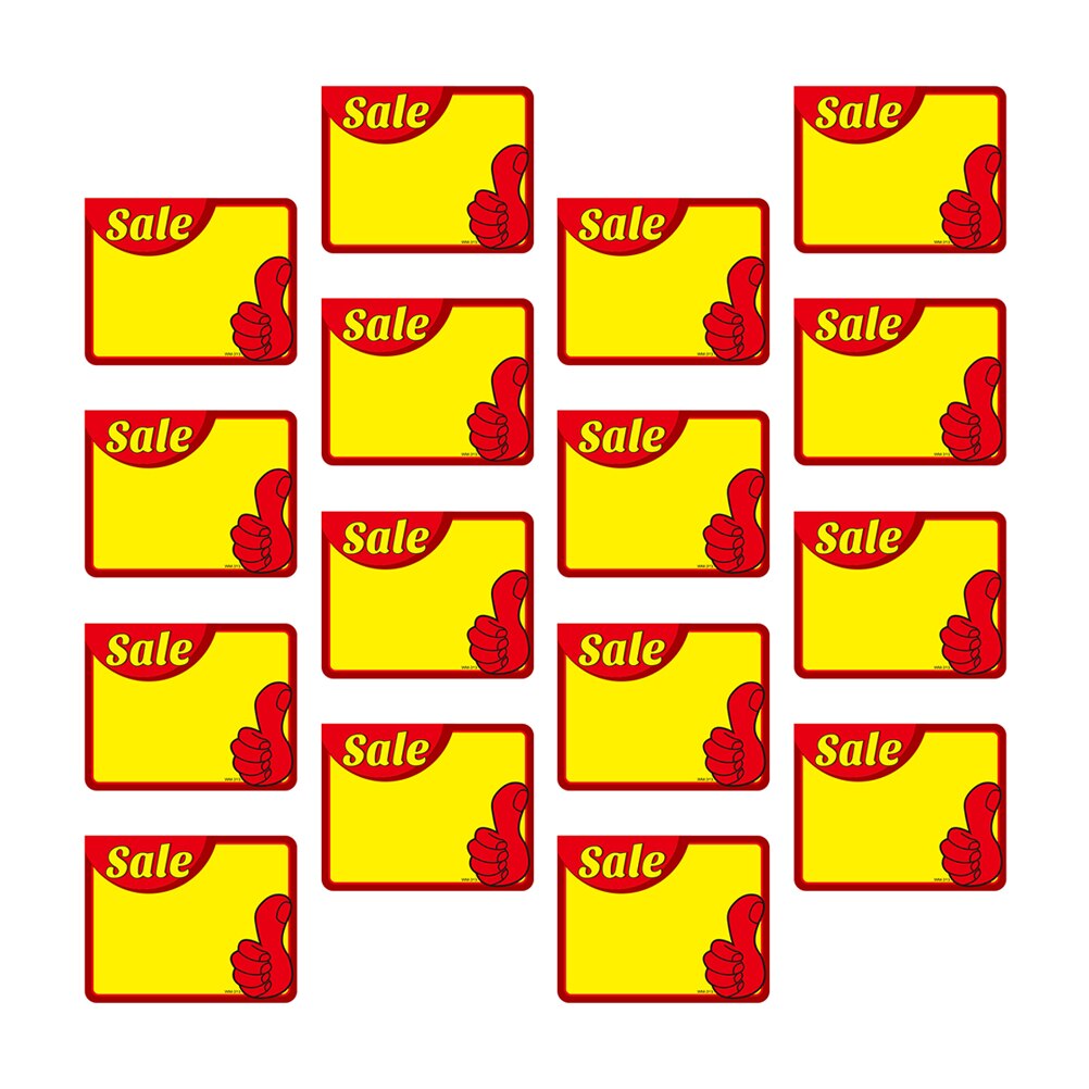 50 Pcs Markt Prijs Borden Reclame Tags Retail Shop Blank Label Tags: Picture 4