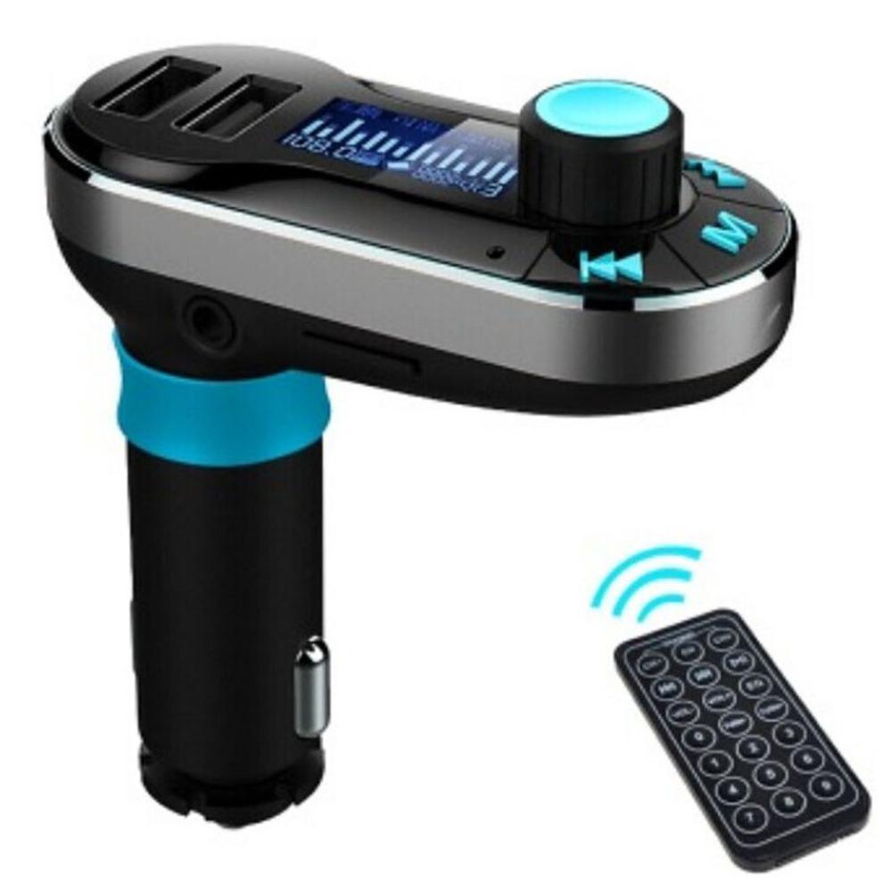 Auto Bausatz MP3 Spieler FM Sender Auto BT66 AUX Drahtlose Auto Modulator Radio 2 USB Auto Ladegerät Fernbedienung