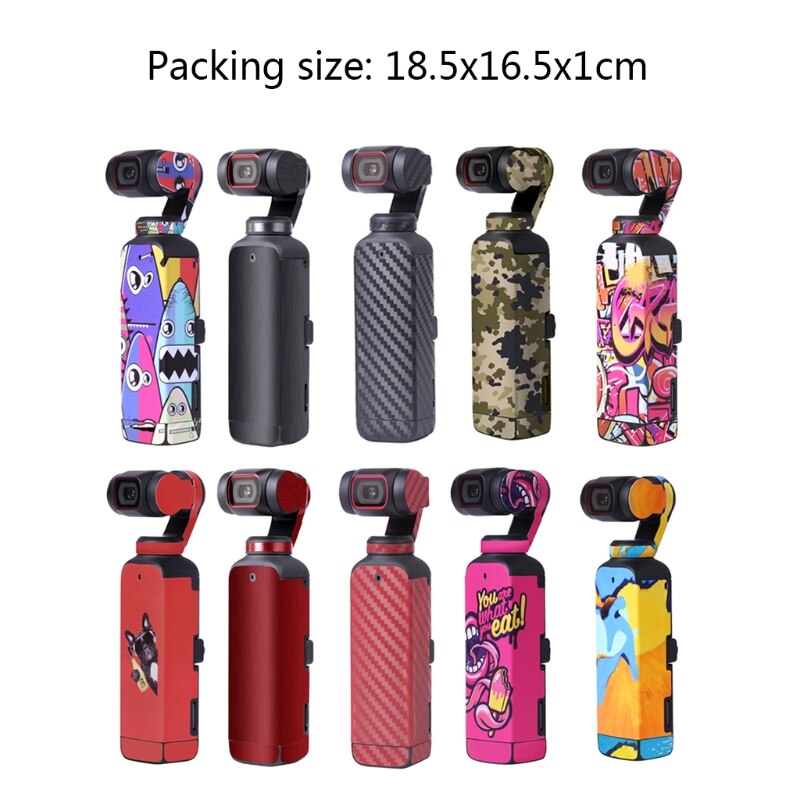 Sticker Decals Skin Protective Scotchcal Film for D-JI OSMO-POCKET 2 Camera