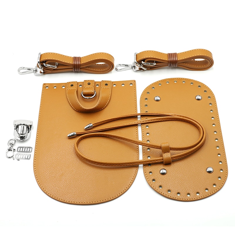 Diy Handgemaakte Tas Accessoires Met Zak Bodem Flap Cover Schouderriem Tas Riem Hardware Onderdelen Voor Vrouwen Rugzak # E