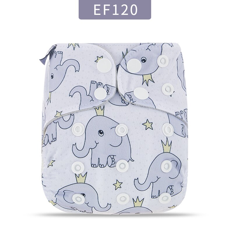 Elinfant reusable waterproof within 6kg newborn baby diaper dry fast suede cloth AIO pocket cloth diaper: EF120
