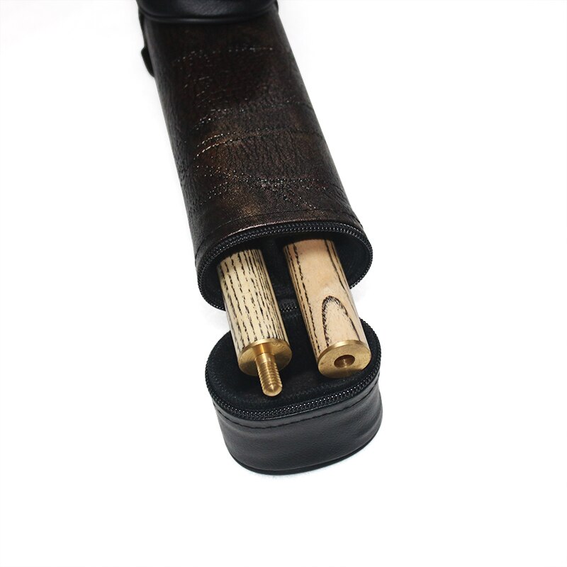Usine directe Pu cuir étui pour queue billard porte tige sac 1/2 billard queue boîte