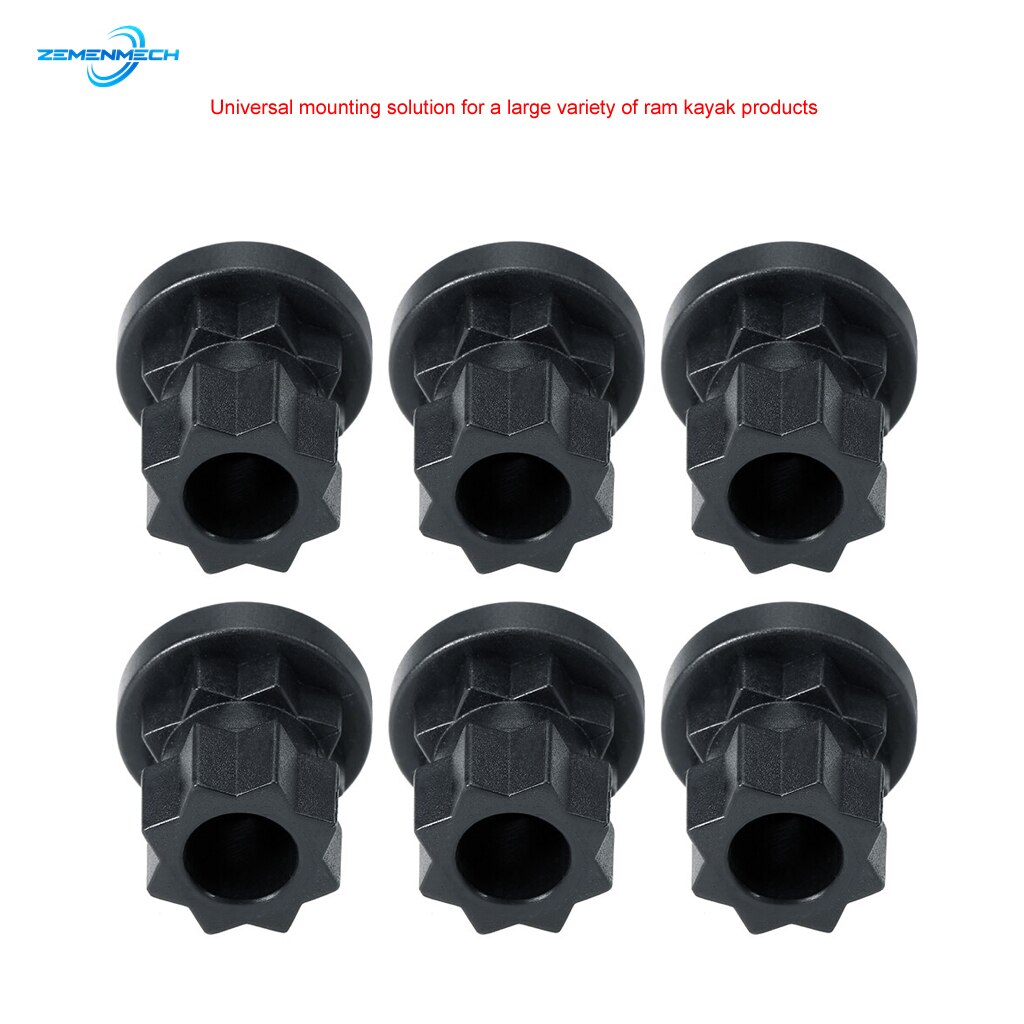 2PCS Ram Mount Track Mounting Base Track Gear Adapter Kayak Track Mount for Boat Fishing Rod Kayak Track Mount Canoe Accessories