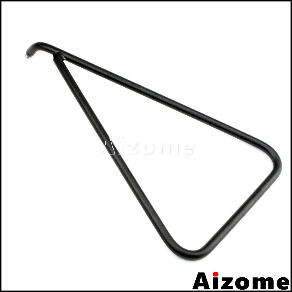 1x Universal 30.5cm MX Triangle Axle Stand Steel Motocross Side Kick Stand Dirt Bike Side Stand For Honda Yamaha Suzuki Kawasaki