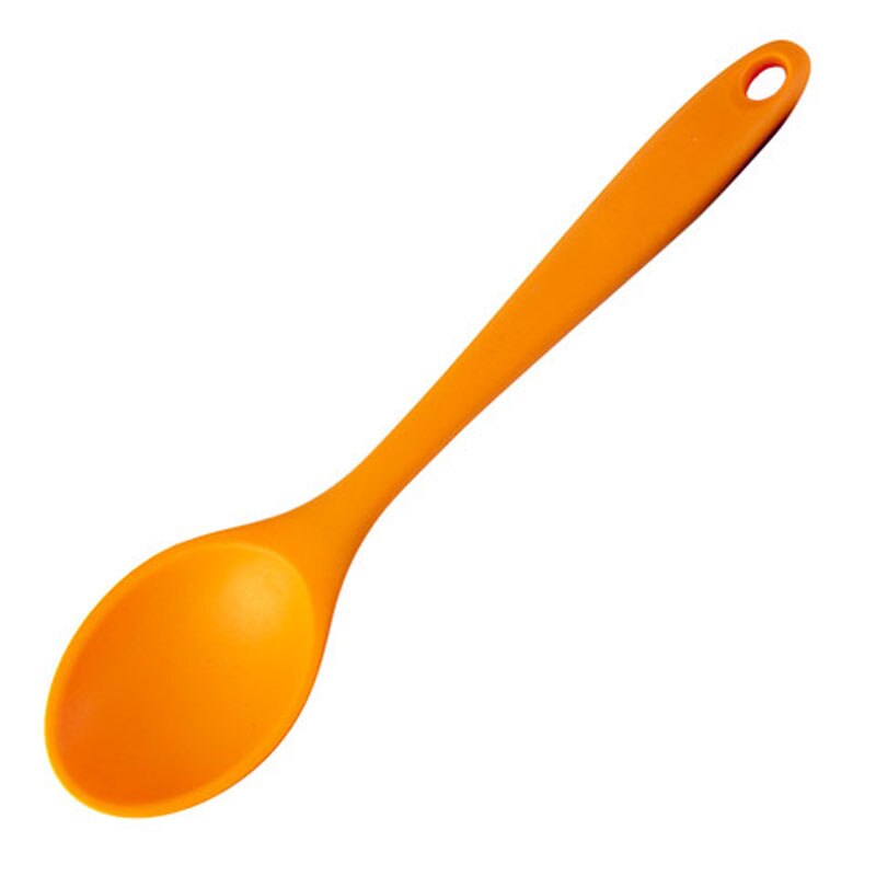 Cuillère à soupe en Silicone antiadhésive résistante aux hautes températures, louche de cuisson pour ustensiles de cuisine