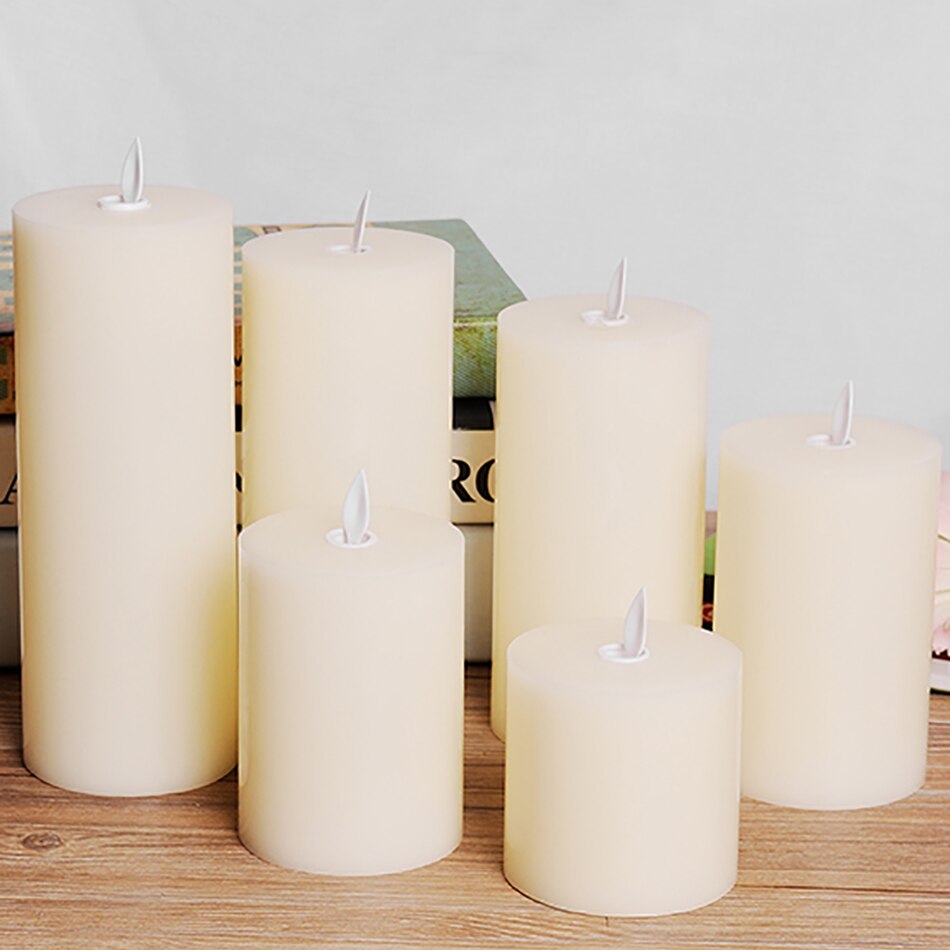 Flameless led candle made by paraffin wax by AA battery party candle light,Children's home room night light,home decor.