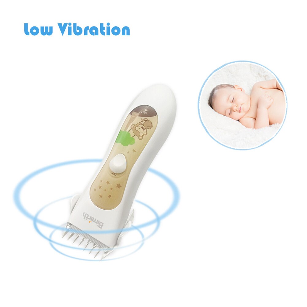 Baby Haar Trimmer - Draadloos Oplaadbaar - Lage Vibratie - Stille Snede - Draagbaar USB