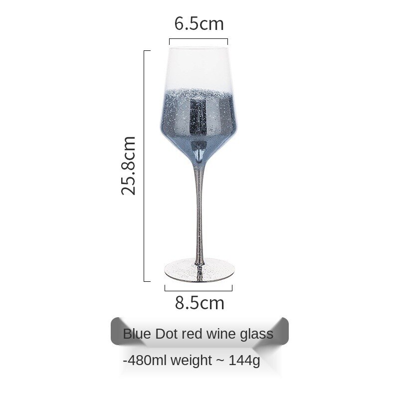 Sterrenhemel Rode Wijn Glas Loodvrij Netto Rood Glas Home Champagne Glas Cocktail Glazen Beker Glas Koffie cup